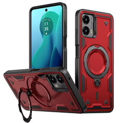 360¡ã Rotating Magnetic Versatile Stand Red Compatible with SAMSUNG A07 ,PC73-SAMA07-4GRD - Premium & Reliable | CELL DEMAND Official