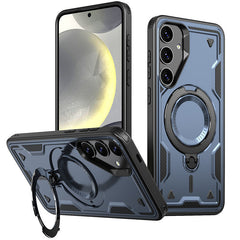 360¡ã Rotating Magnetic Versatile Stand Navy Compatible with SAMSUNG A26 , PC73-SAMA26NV - Ultra-Slim & Reliable | CELL DEMAND Official