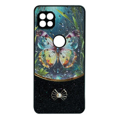 Sparkle Glitter Bling  Phone Case in Black With Colorful Cover For Motorola Moto G 5G - Durable & Reliable | CELL DEMAND Official