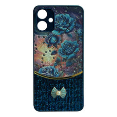 Sparkle Glitter Bling  Phone Case in Navy With Colorful Cover For Galaxy A06 - Durable & Reliable | CELL DEMAND Official