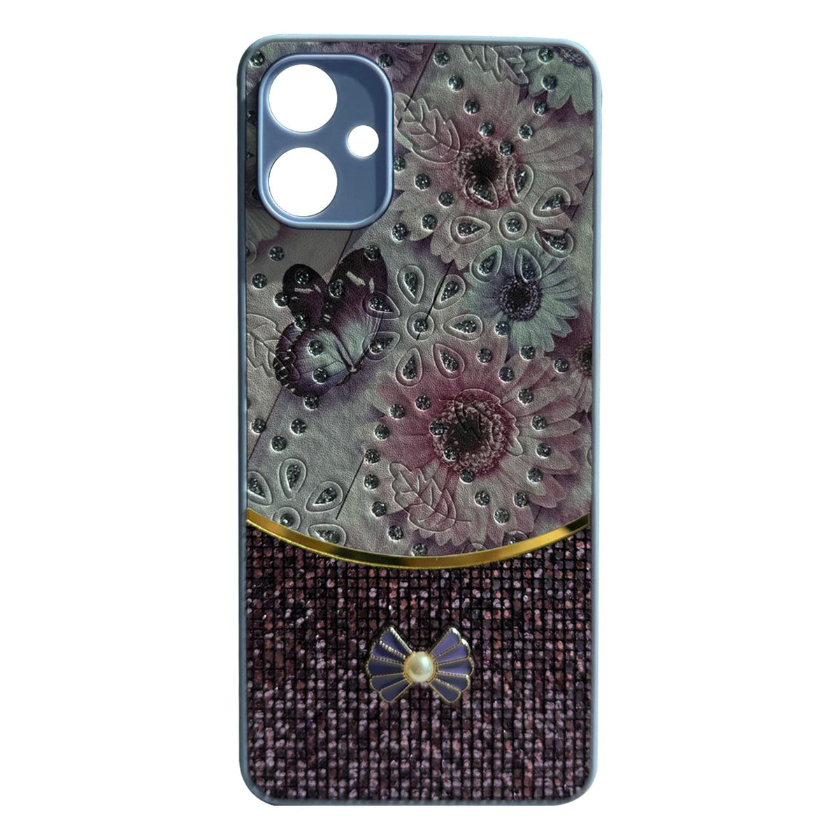 Sparkle Glitter Bling  Phone Case in Purple  With Colorful Cover For Galaxy A06 - Shockproof & Reliable | CELL DEMAND Official