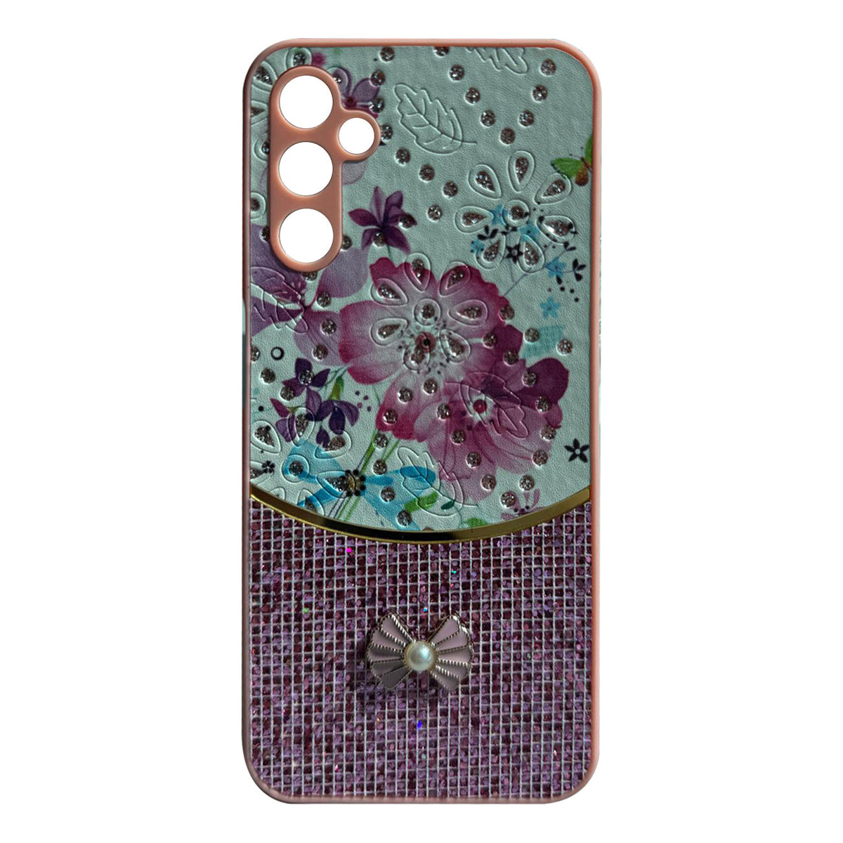 Sparkle Glitter Bling  Phone Case in Pink With Colorful Cover For Galaxy A16 - Shockproof & Reliable | CELL DEMAND Official