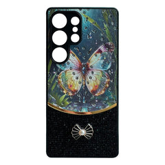 Sparkle Glitter Bling  Phone Case in Black With Colorful Cover For Galaxy S25 Ultra - Premium & Reliable | CELL DEMAND Official