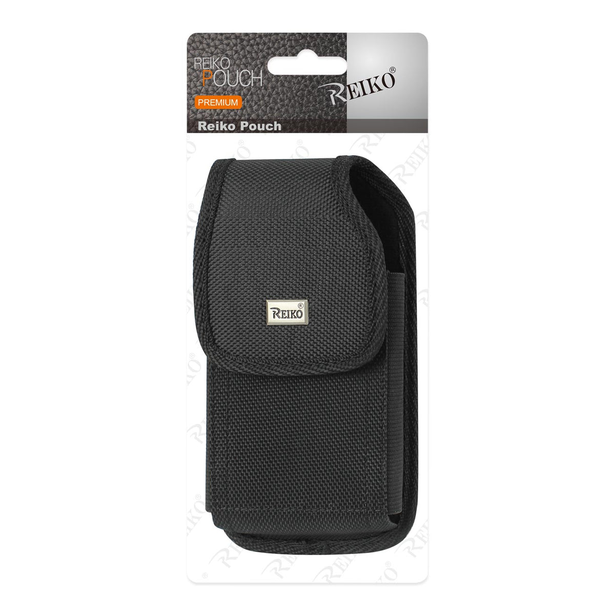 Vertical Rugged Pouch With Metal Belt Clip In Black (4.4X2.3X0.9 Inches) - Ultra-Slim & Reliable | CELL DEMAND Official