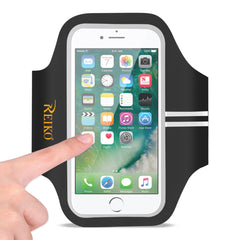 RUNNING SPORTS ARMBAND FOR 5.5 INCHES DEVICE IN BLACK (5.5x5.5 INCHES) SAB03-UNI55BK - Ultra-Slim & Reliable | CELL DEMAND Official