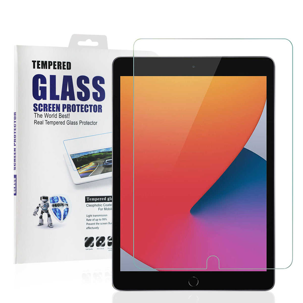 APPLE IPad 7 (7th Generation, 10.2̢‰âÂ? 2019) / iPad Air 3 (3rd Gen 10.5, 2019), iPad Pro 10.5 (2017)2.5D Super Durable Glass - Heavy Duty & Reliable | CELL DEMAND Official