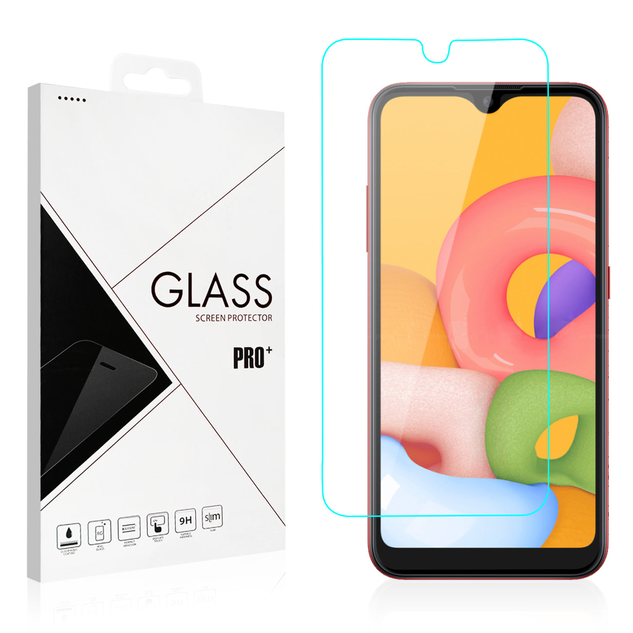 SAMSUNG GALAXY A01 2.5D Super Durable Glass - Durable & Reliable | CELL DEMAND Official