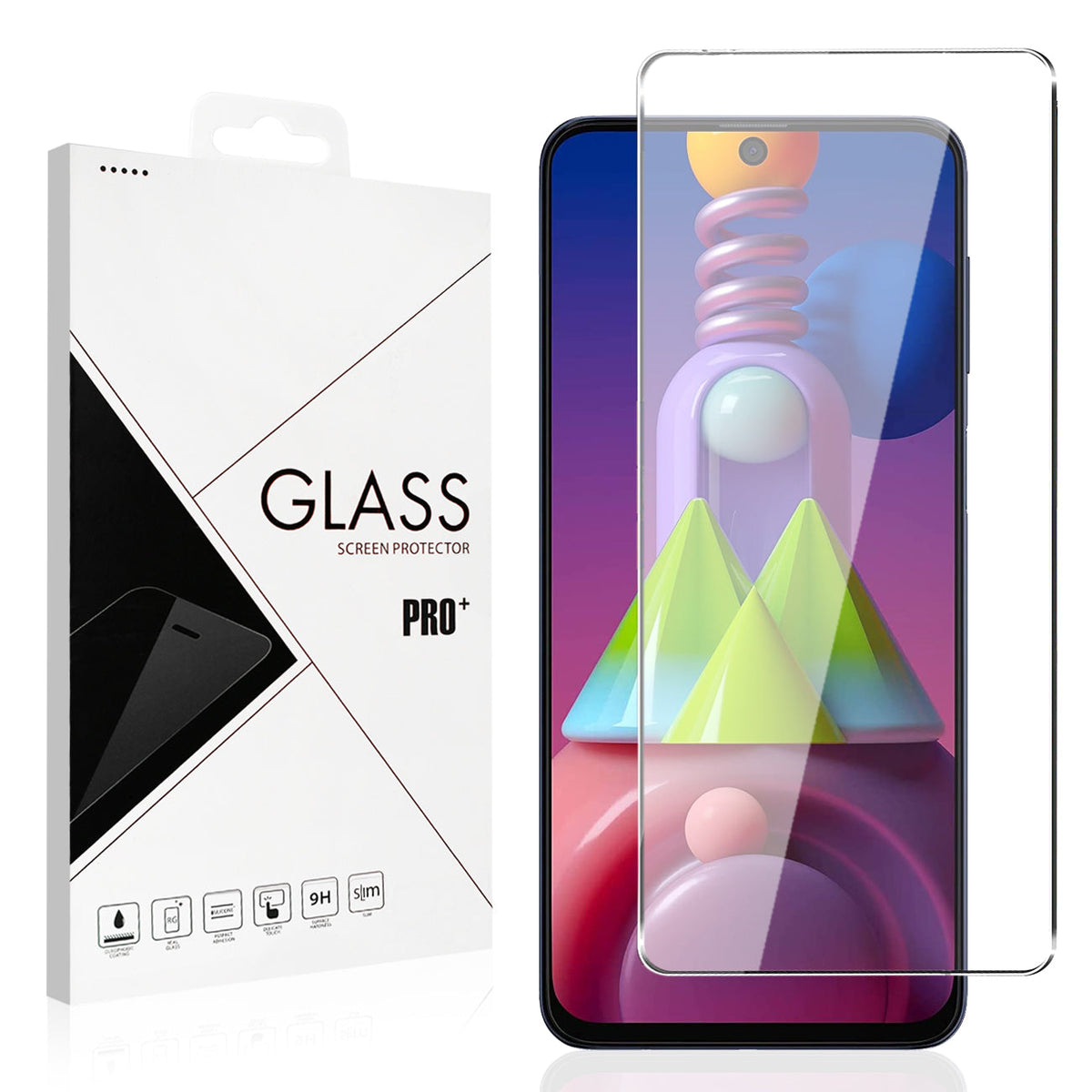 2.5D Super Durable Glass SAMSUNG GALAXY M51 In Clear - Heavy Duty & Reliable | CELL DEMAND Official
