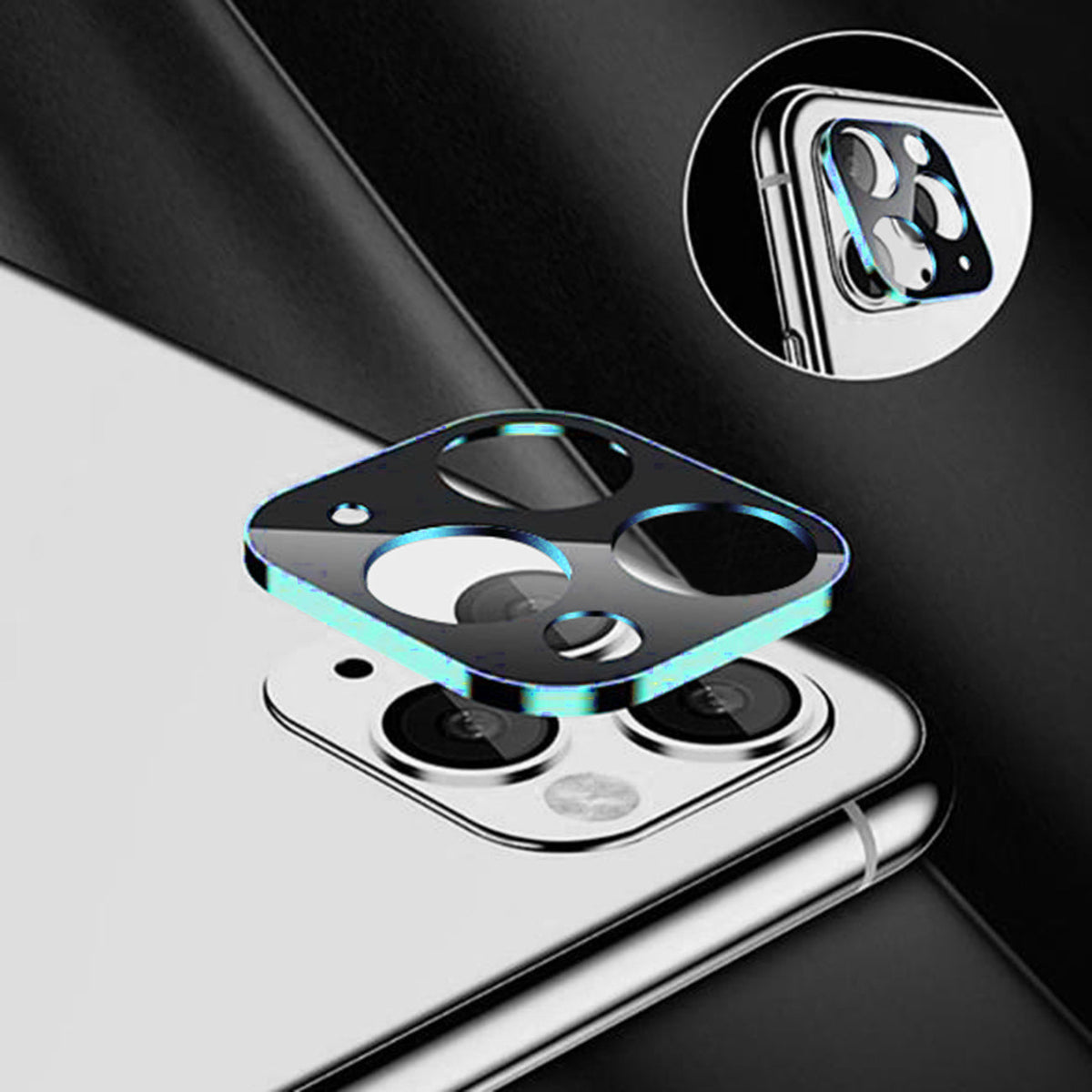 iPhone 11 Pro Compatible Apple iPhone 11 Pro/iPhone 11 Pro Max Camera Screen Protector In Blue - Ultra-Slim Protection by CELL DEMAND