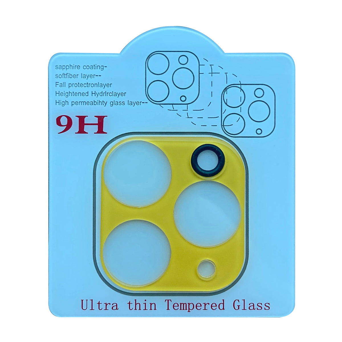 iPhone 11 Pro Compatible Camera Protector for iPhone 11 Pro In Gold - Shockproof Protection by CELL DEMAND