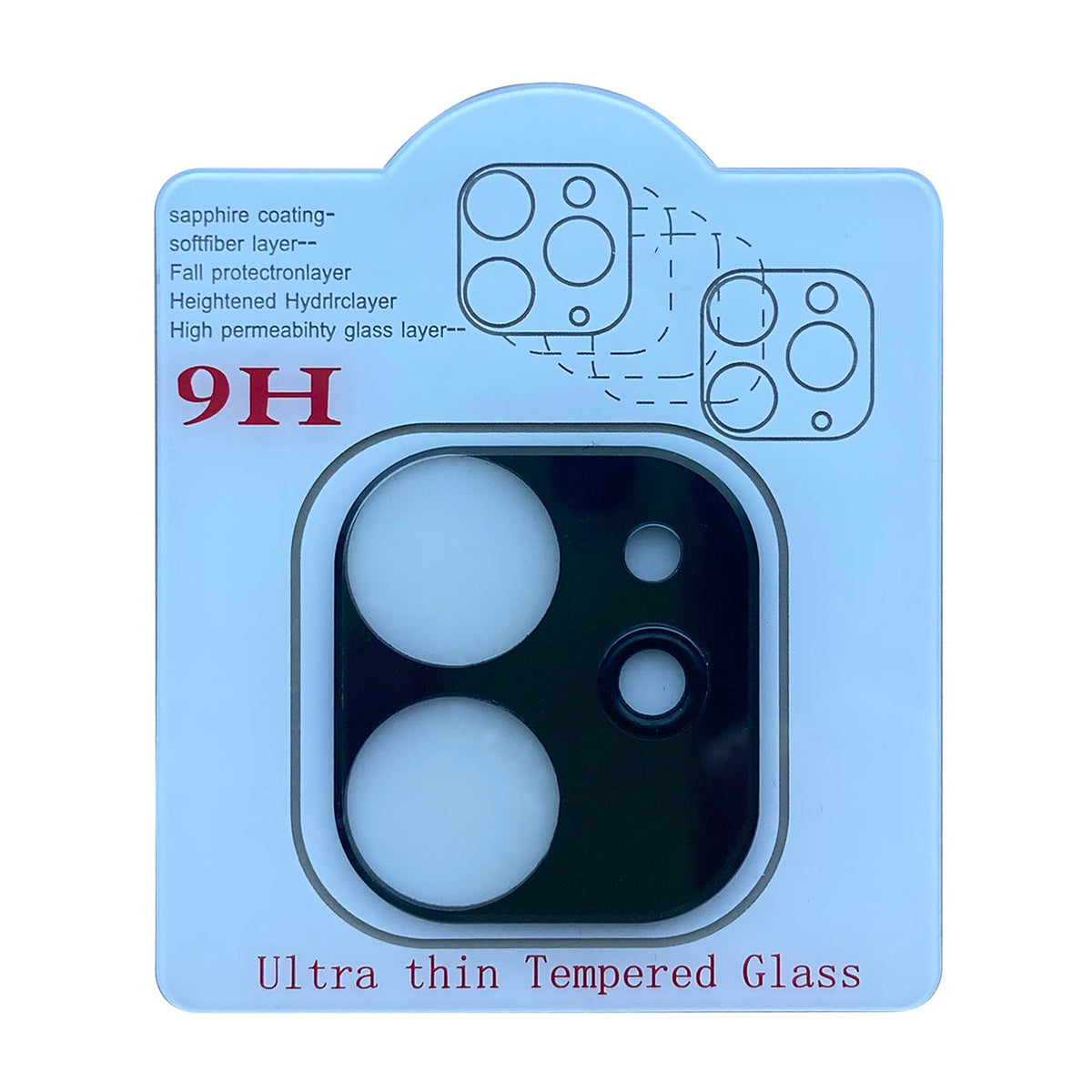 iPhone 11  Compatible Camera Protector for iPhone 11 In Black - Premium Protection by CELL DEMAND
