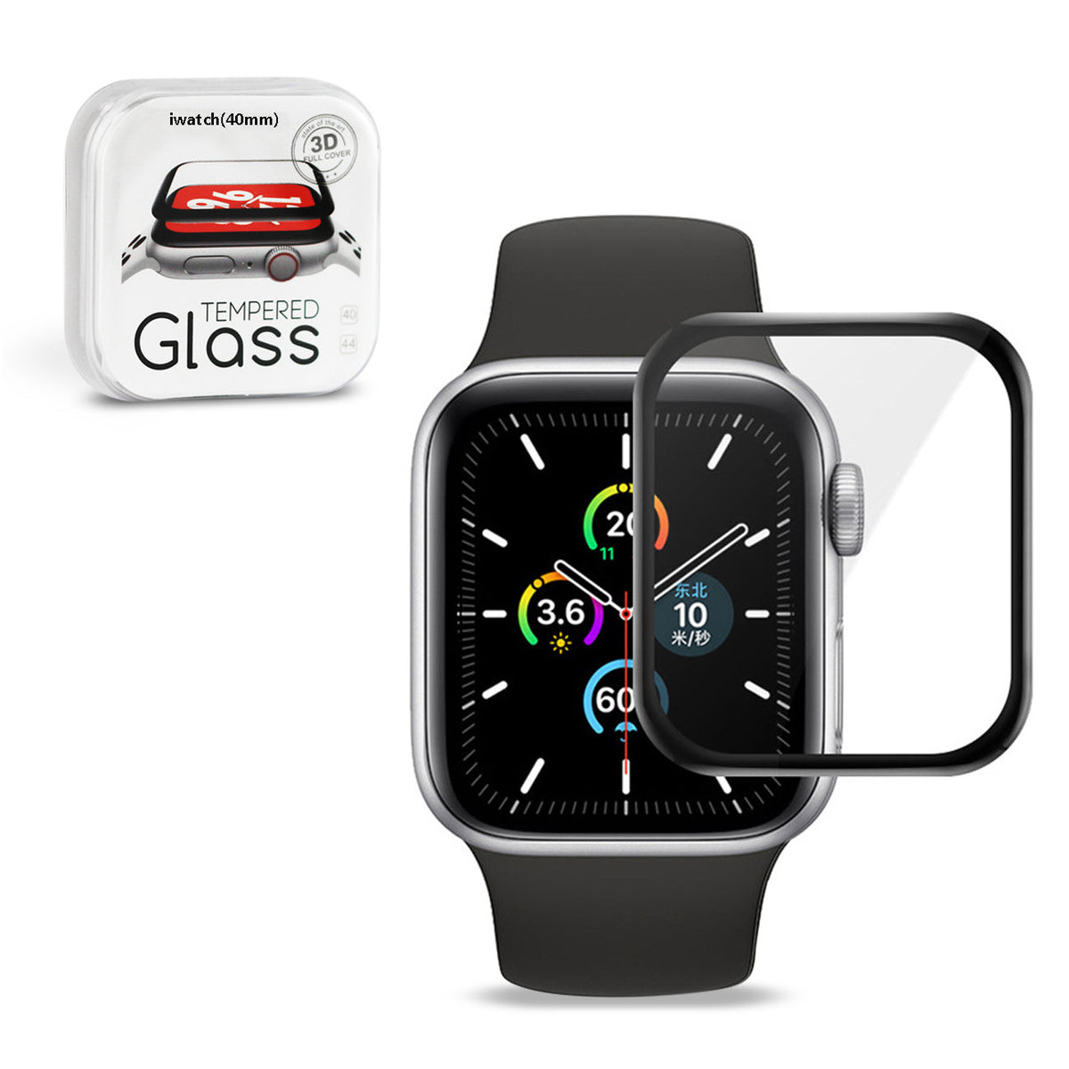 Apple Watch 38mm Series 3/2/1 And 40mm Series 4/5 Super Durable Glass - Durable & Reliable | CELL DEMAND Official