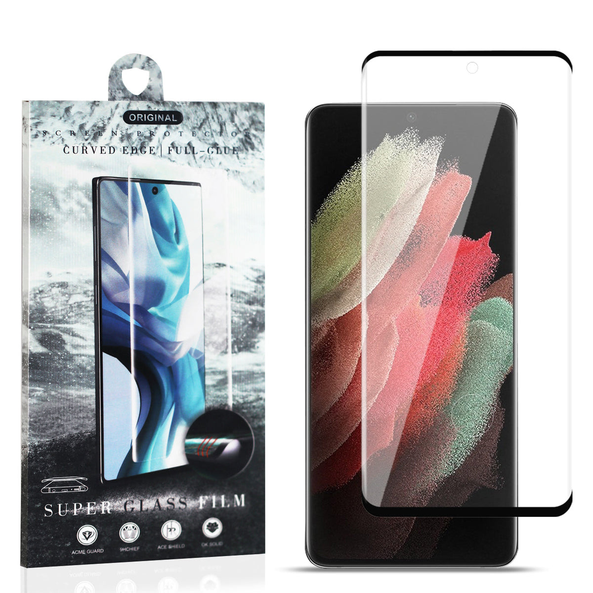 Samsung S21 Compatible Scratch Resistant Screen Protector for Samsung S21U - Ultra-Slim Protection by CELL DEMAND