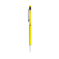 CRYSTAL STYLUS TOUCH SCREEN WITH INK PEN IN YELLOW - Premium & Reliable | CELL DEMAND Official