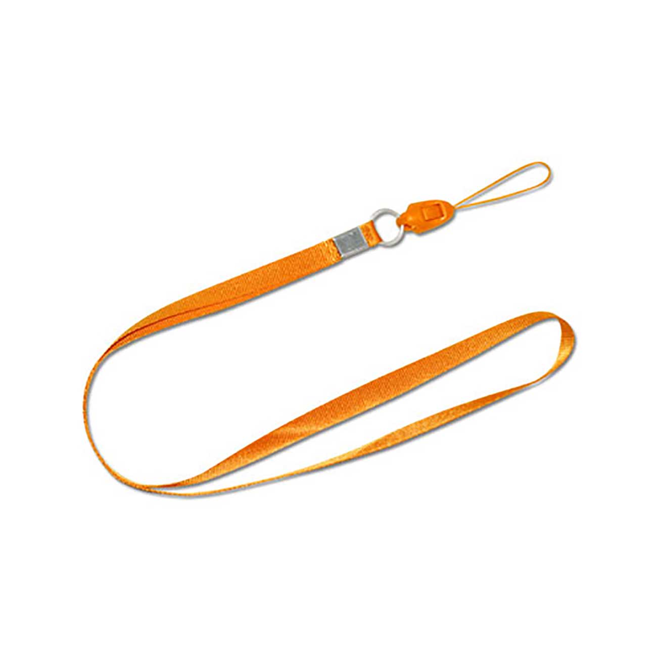 LONG LANYARD STRAP CLIP IN ORANGE - Crystal Clear & Reliable | CELL DEMAND Official