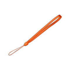 SHORT LANYARD STRAP IN ORANGE - Crystal Clear & Reliable | CELL DEMAND Official