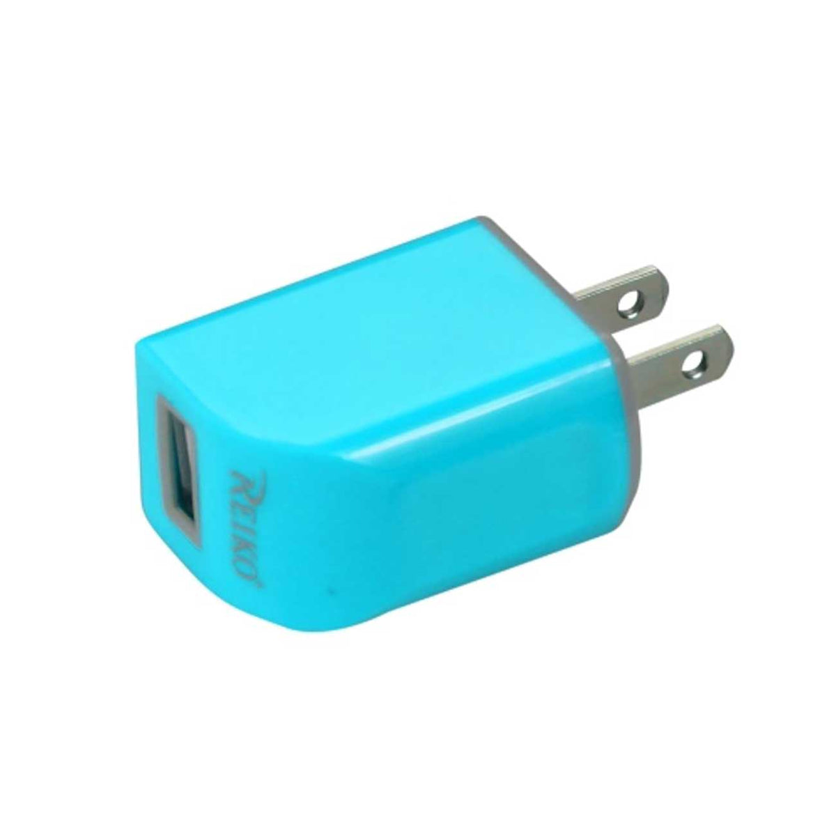 MICRO USB 1 AMP PORTABLE MICRO TRAVEL ADAPTER CHARGER WITH CABLE IN BLUE - Ultra-Slim & Reliable | CELL DEMAND Official
