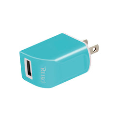 1 AMP Dual Color Portable Travel USB Adapter Charger InåÊBlue - Durable & Reliable | CELL DEMAND Official