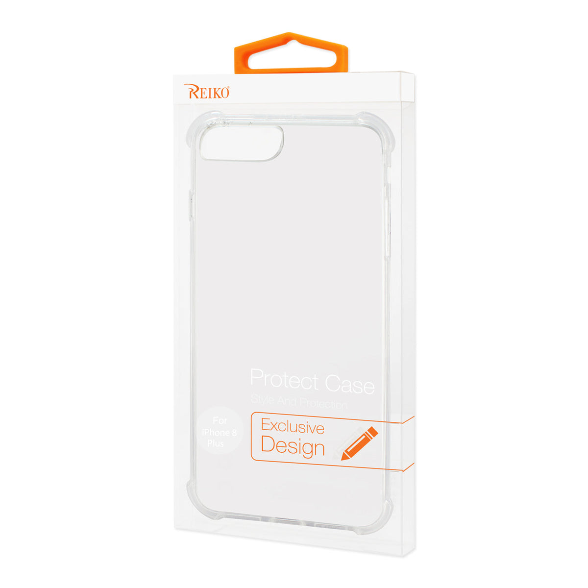 iPhone 8 Plus/iPhone 7 Plus Clear Bumper Case With Air Cushion Protection In Clear - Heavy Duty & Reliable | CELL DEMAND Official
