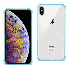iPhone XS Max Clear Bumper Case With Air Cushion Protection In Clear Navy - Premium & Reliable | CELL DEMAND Official