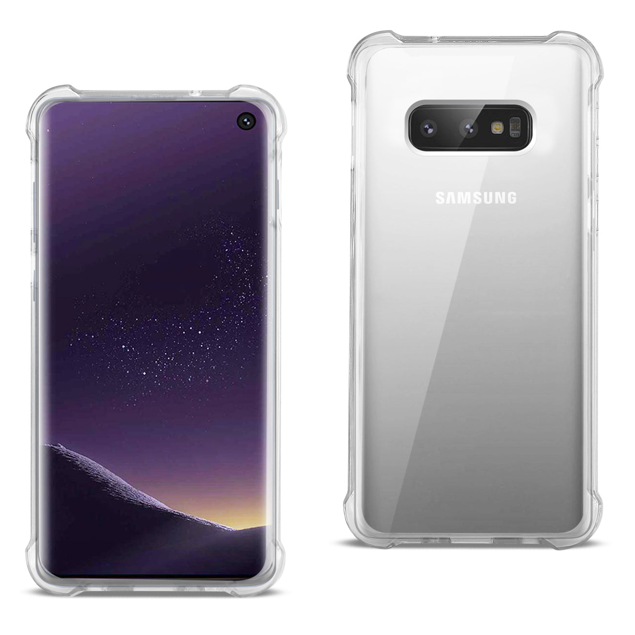 SAMSUNG GALAXY S10 Lite(S10e) Clear Bumper Case With Air Cushion Protection - Ultra-Slim & Reliable | CELL DEMAND Official
