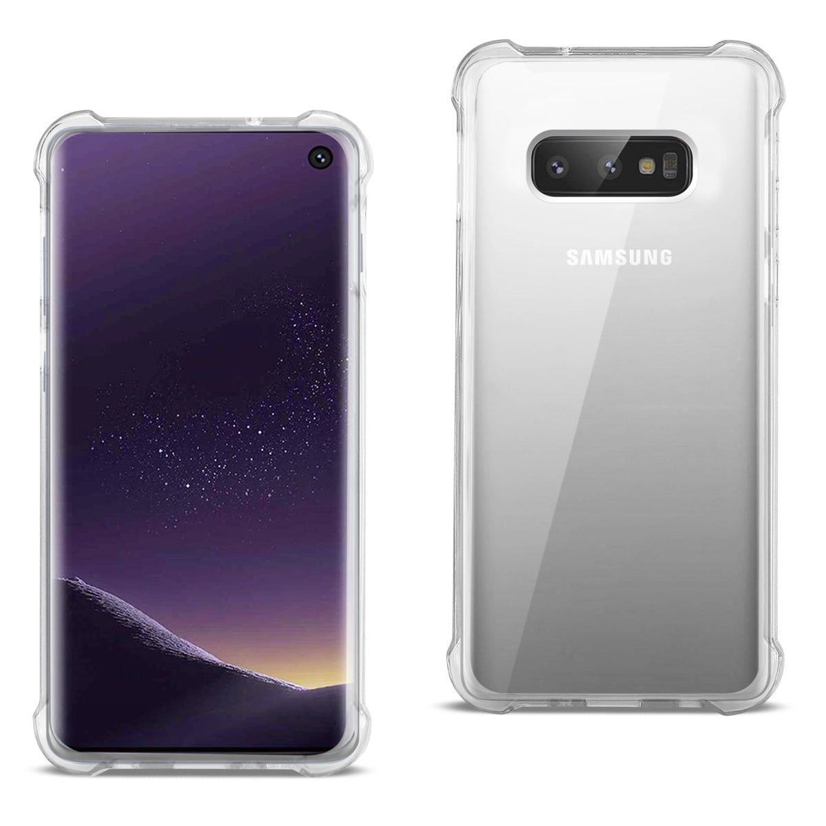 SAMSUNG GALAXY S10 Lite(S10e) Clear Bumper Case With Air Cushion Protection - Ultra-Slim & Reliable | CELL DEMAND Official