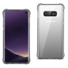 SAMSUNG GALAXY S10 Lite(S10e) Clear Bumper Case With Air Cushion Protection In Clear Black - Shockproof & Reliable | CELL DEMAND Official